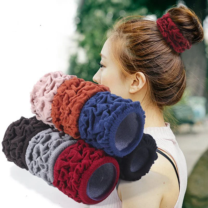 

Women Hair Rope Rubber Belt Velvet Scrunchie Elastic Hair Bands Girls Ponytail Holder With Rubber Band Hair Ornaments