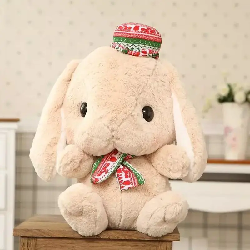 Симпатичные мягкие Lop кролик плюшевые игрушки розовый мягкий плюшевый кукла