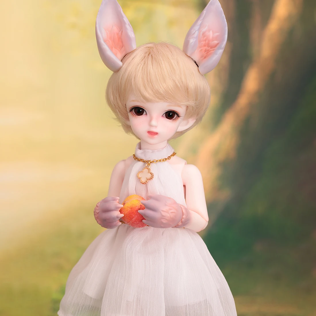 

modikerbjd Formal Dress White Gauze Skirt for 1/3 1/4 1/6 BJD Dolls - No Doll