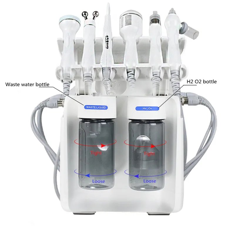 6 в 1 H2 O2 Hydra вода для лица кислород дермабразия Аква очистка кожи биомикроток