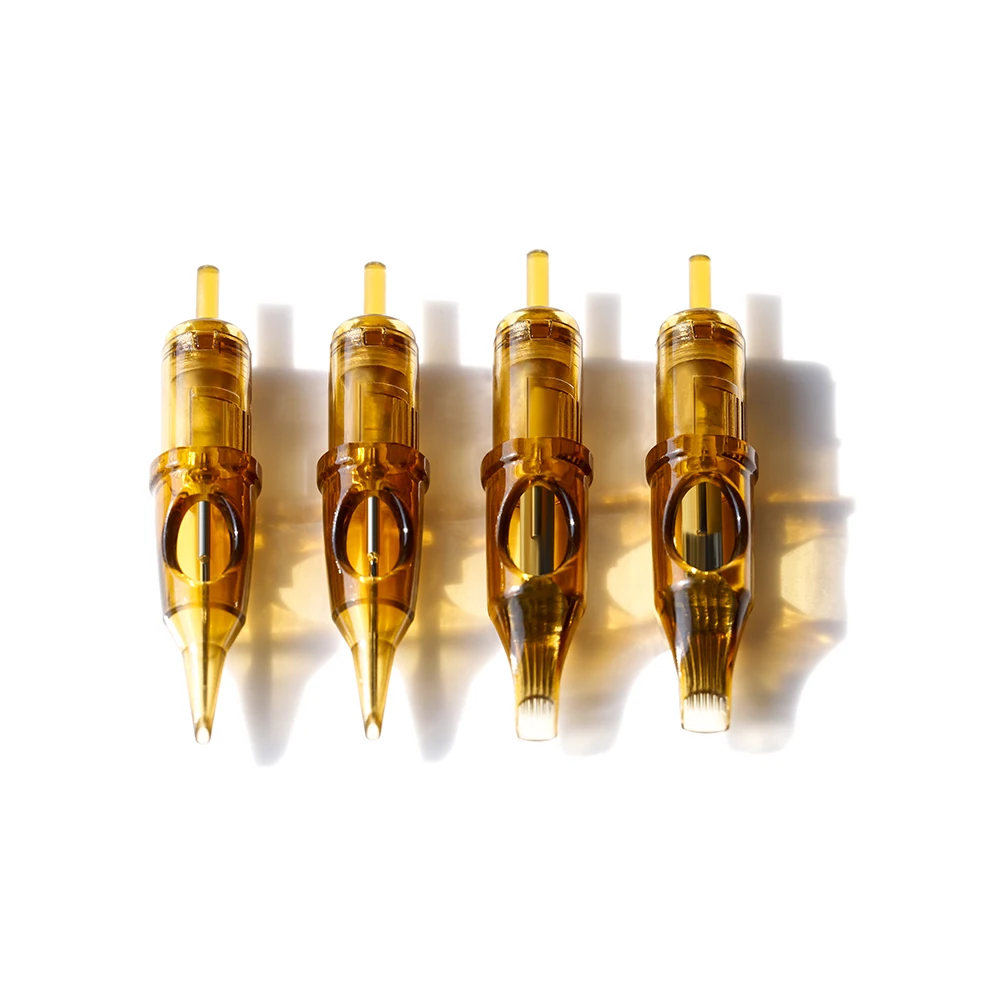 Новая одноразовая стерилизованная безопасная тату игла RL RS RM M1 для перманентного