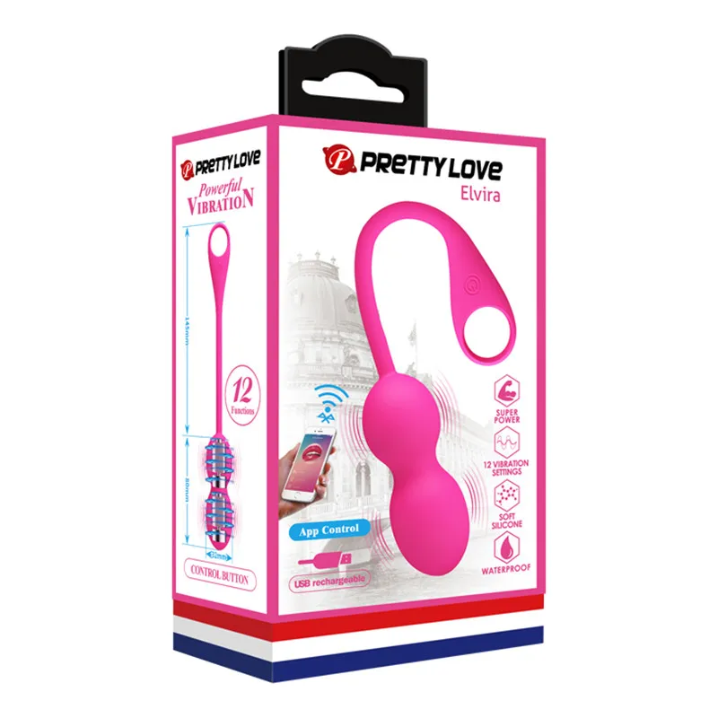 Pretty Love Bluetooth приложение дистанционное управление вибрирующее яйцо 12 частоты G