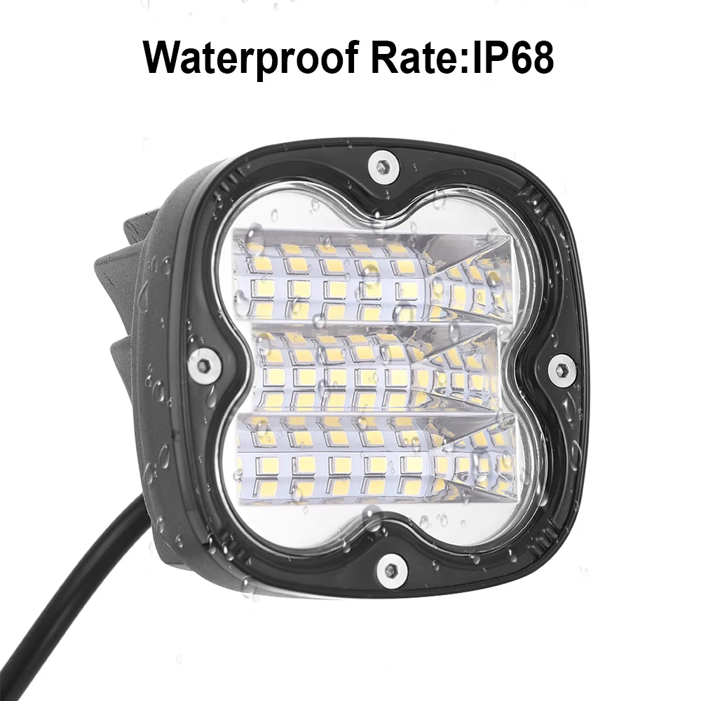 18LED рабочий светильник автомобильный Светодиодный точечный квадратный