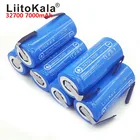 Аккумулятор LiitoKala, 2021 в, 3,2, 32700 мА ч, 7000 мА ч, LiFePO4 35 А, 55 А, непрерывный разряд аккумулятора + никелевые листы, 6500