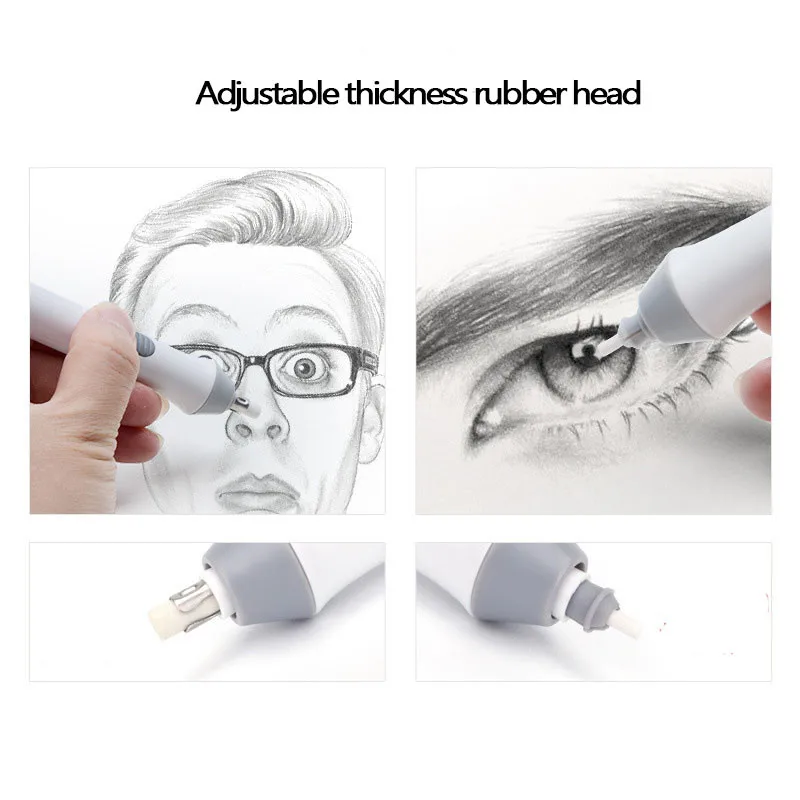 

Tenwin borrador electrico radiergummi draw art utiles escolares kawaii cute school supplies eraser refill gomma matita colegio