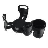 universal air vent drink car cup holder 2 in 1 adjustable mobile phone dual cup mount extender bottle bracket stand cradle