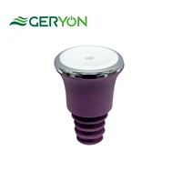 geryon food grade wine bottle stopper silicone keeping wine freshness longer working with any vacuum sealer food saver machine