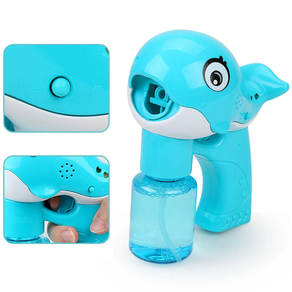 Полностью автоматическая пузырьковая машина в форме Кита детская игрушка для