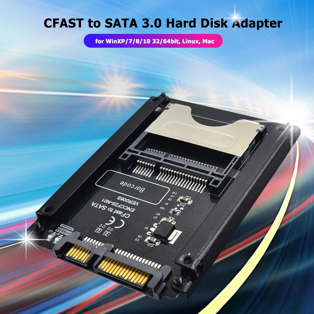 CFAST для SATA 3 0 HDD адаптер карта компьютер 22 Pin жесткий диск чехол считыватель карт