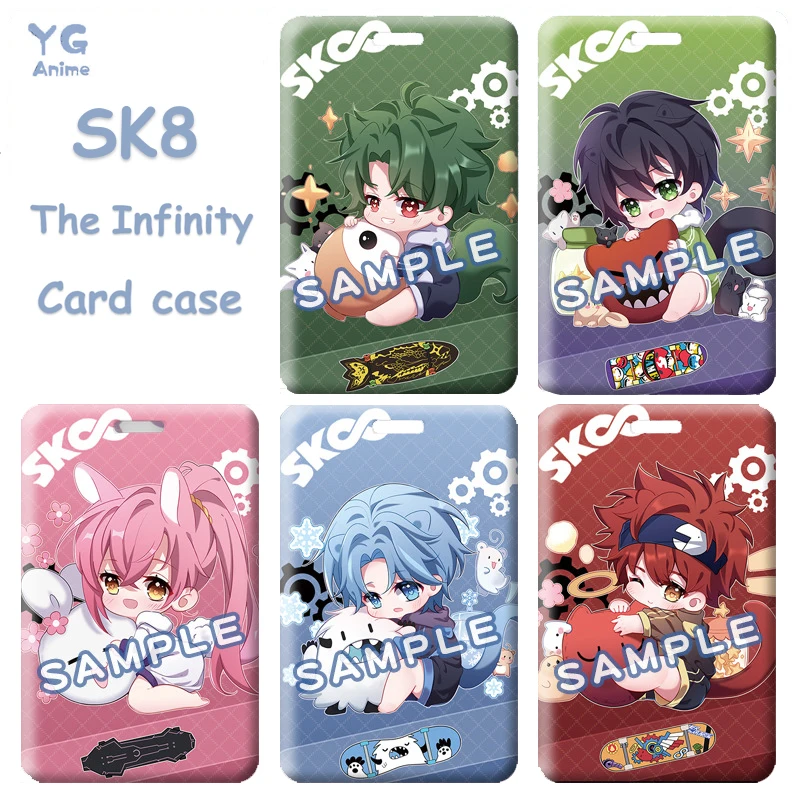 

Anime SK8 the Infinity Card Case Figure Cosplay Reki Kyan Langa Hasegawa Miya Cheery Blossom Key Ring Fans Collection Props Gift