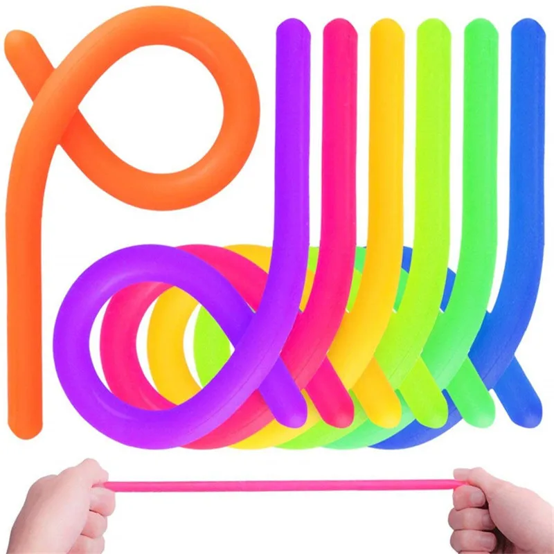 Сенсорный Непоседа Эластичный шнурок игрушка для детей и Adluts с уменьшением