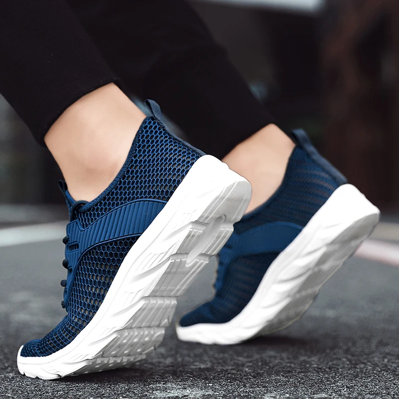 

Summer Mesh Men's Casual Shoes Chaussure Homme Flats Breathable Men Sneakers Outdoor Sport ShoeTenis Masculino Footwears 36-44