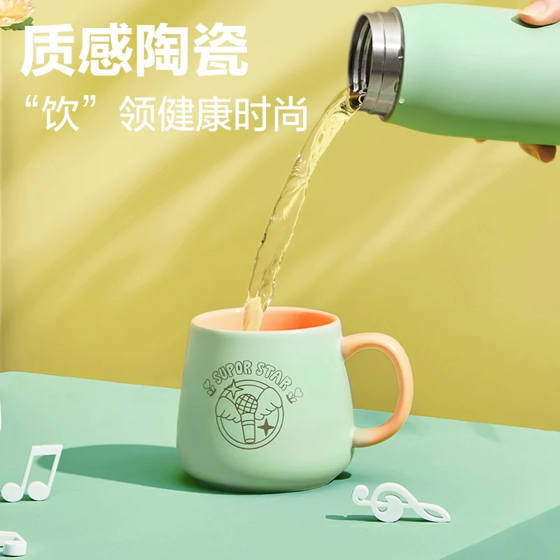 

Office Lid Mug Home Gift Mug Cup Modern Nordic Luxurious Simplicity Creative Coffee Mug Cup Ceramic Kubek Drinkware TZMKB