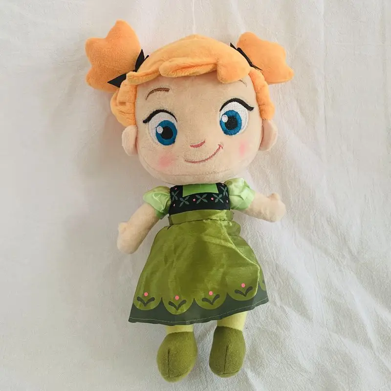 30cm anna 40-50 см Снежная королева принцесса Fever Анна Эльза Brinquedos чучело Плюшевые игрушки куклы для детей рождественские подарки - Цвет: 30cm anna