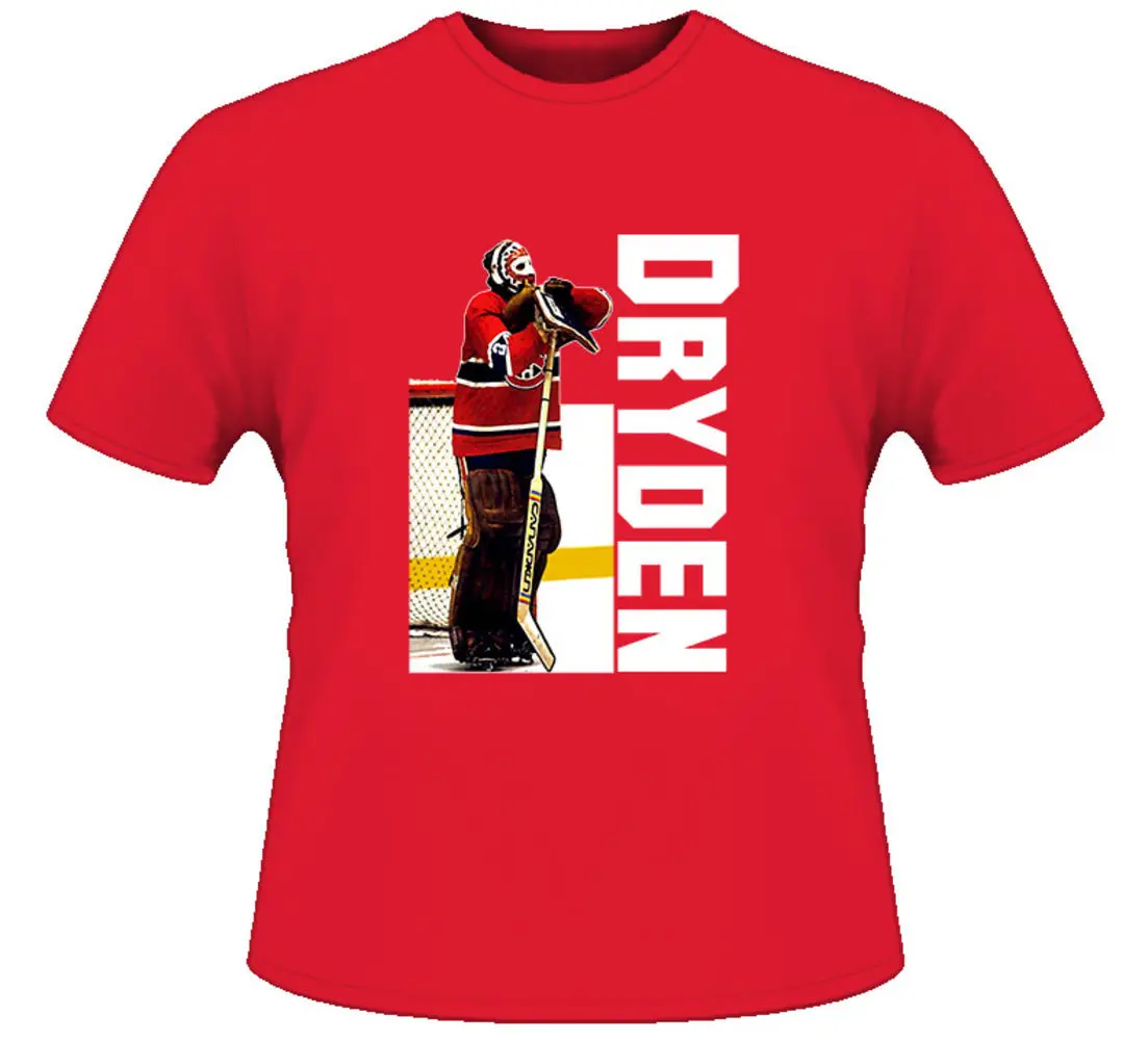 

Ken Dryden Montreal Classic Goalie Pose T Shirt top free shipping t-shirt