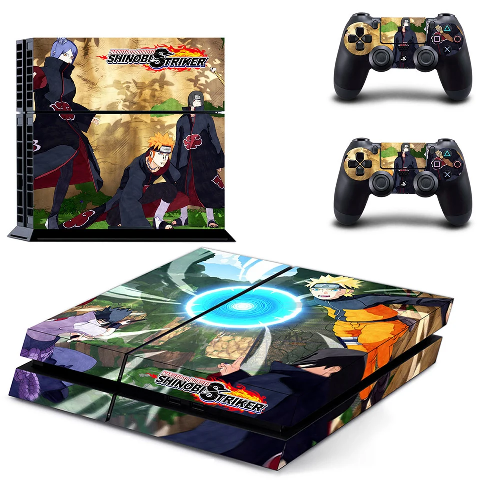 Цвет: желтый Аниме Наруто для Boruto PS4 кожи наклейка виниловая для sony Playstation 4 консоли и 2 контроллеров PS4 кожи Стикеры - Цвет: Цвет: желтый