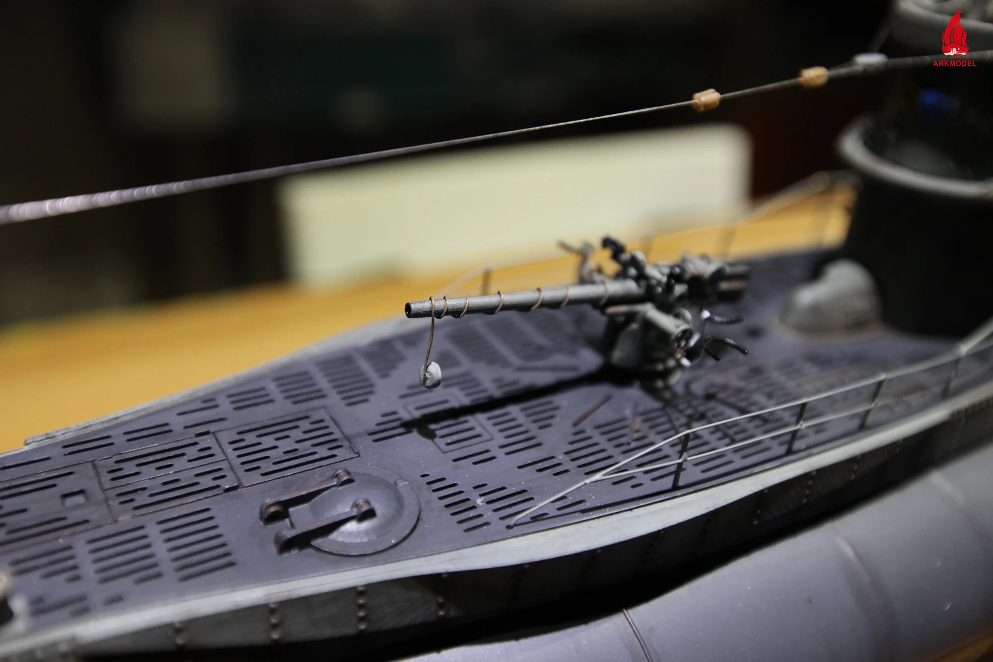 ARKMODEL немецкая u-лодка Тип VIIC RC Подводная лодка 1:48 масштабные модели пластиковые хобби комплект