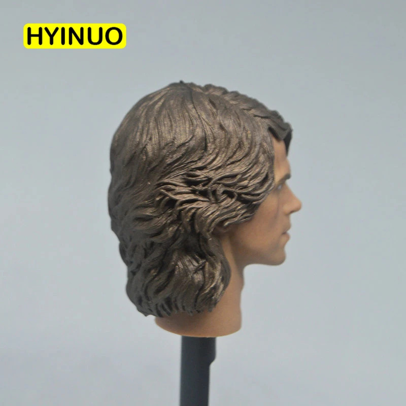 На заказ масштаб 1/6 мужской красивый фильм звезда Анакин Скайуокер голова резьба