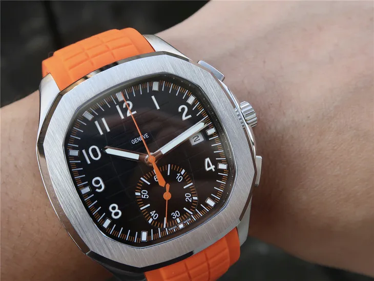 

Men's Watch Automatic Mechanical Chronograph Watch For Men 5968A-001 Rubber Strap Luxury Watch AAA 1:1 Replica Watch
