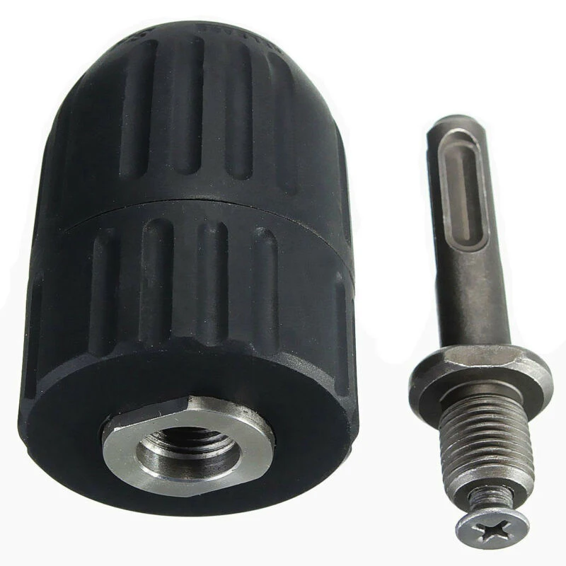 

1/2"-20UNF Pro HSS 13mm Precise Keyless Drill Chuck Converter Thread Quick Change SDS Adapter Accessories