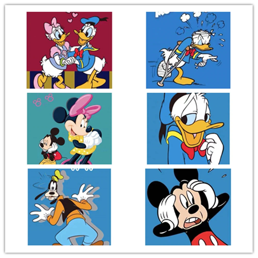 

Disney Дональд Дак гофи настенная Картина на холсте скандинавские постеры и принты настенные картины для гостиной домашний декор