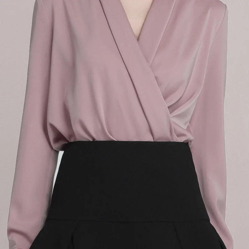 Женский офисный костюм из 2 предметов Max Spri модный топ с v образным вырезом и