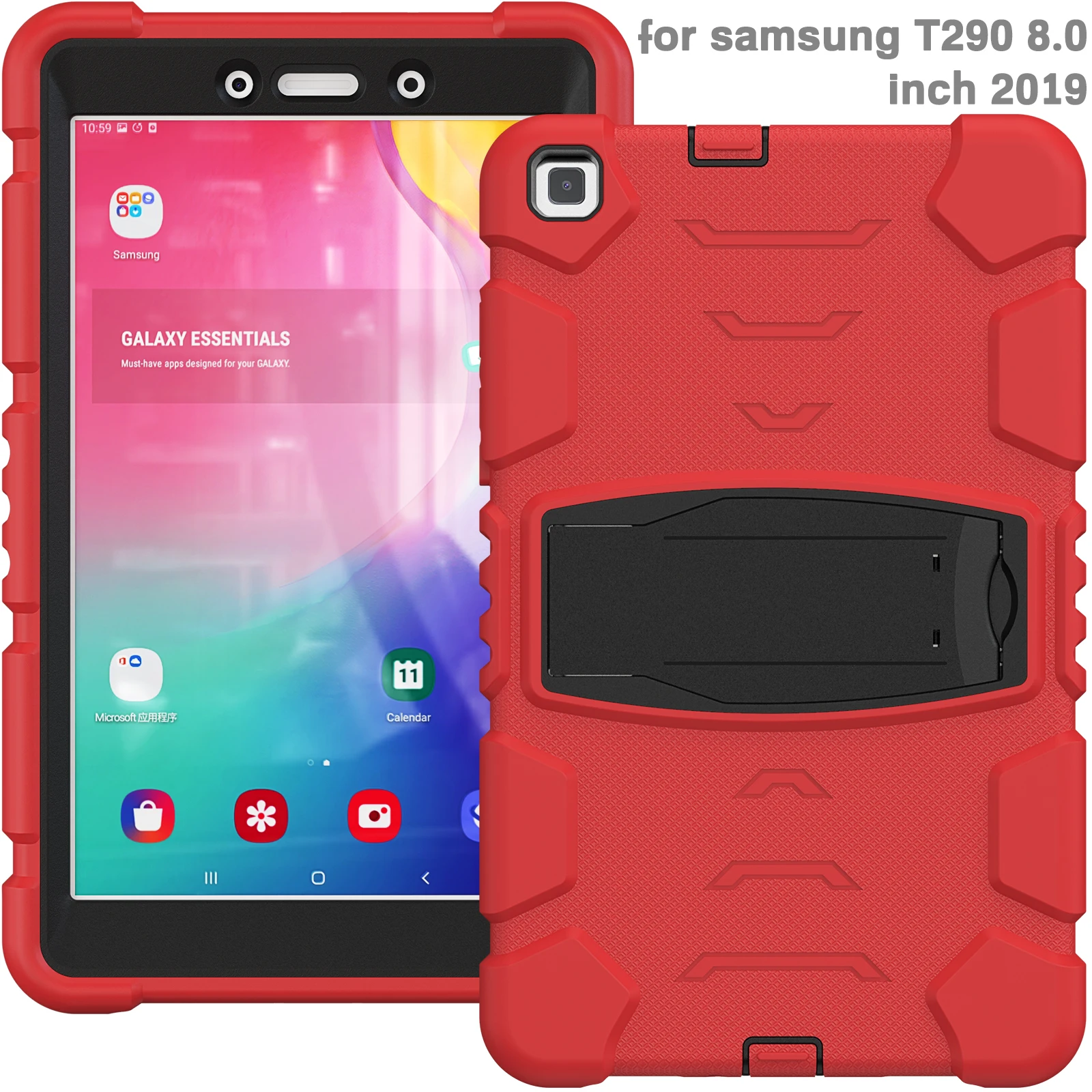 Детский безопасный Чехол для Samsung Galaxy Tab A 8 0 дюйма 2019 модель T295 защитный чехол