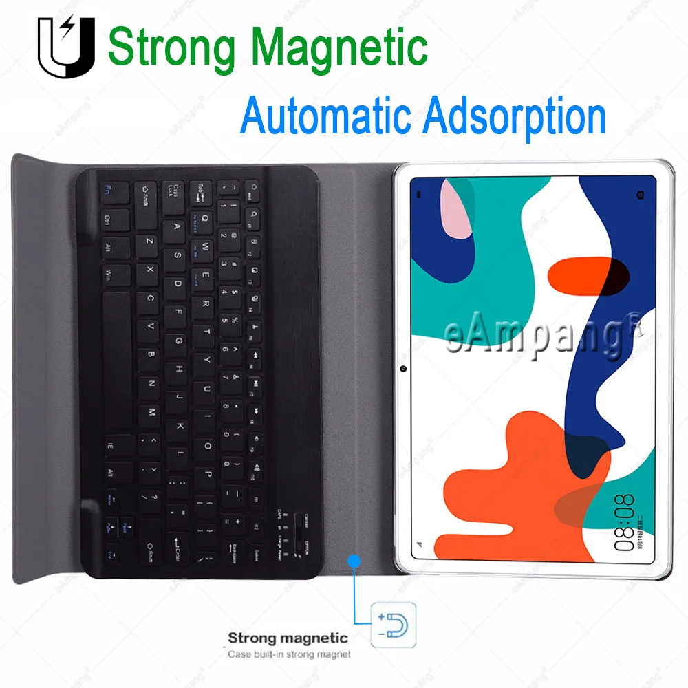 case for huawei matepad 10 4 keyboard case matepad 11 pro 10 8 2021 cover russian spanish english korean arabic keyboard funda free global shipping