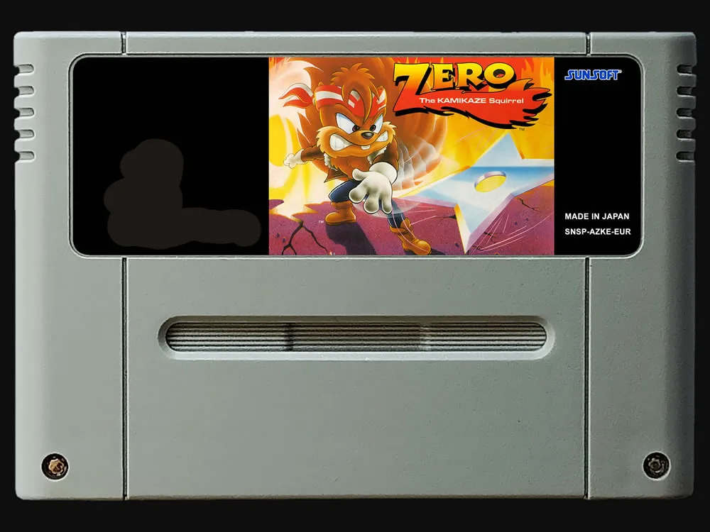 

16Bit Games ** Zero the Kamikaze Squirrel ( PAL EUR Version!! )