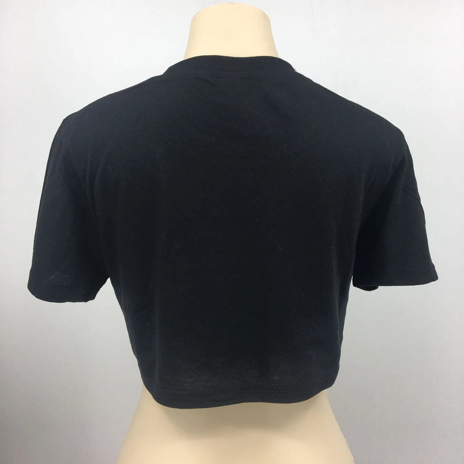 

Funny Skull Printed High Waist Crop Tops Women Short Sleeve Gothic Harajuku Individuality Graphic Tees Women 2021