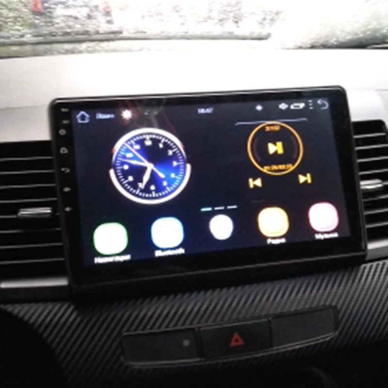 Android автомобильное радио для Mitsubishi Lancer 10 дюймов 1024x600 четырехъядерный Wifi Bluetooth