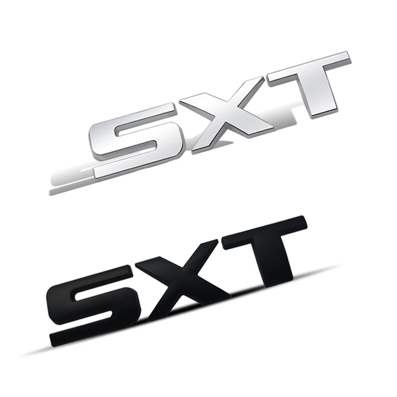 Металлическая Автомобильная наклейка с надписью SXT эмблема на багажник эмблемой