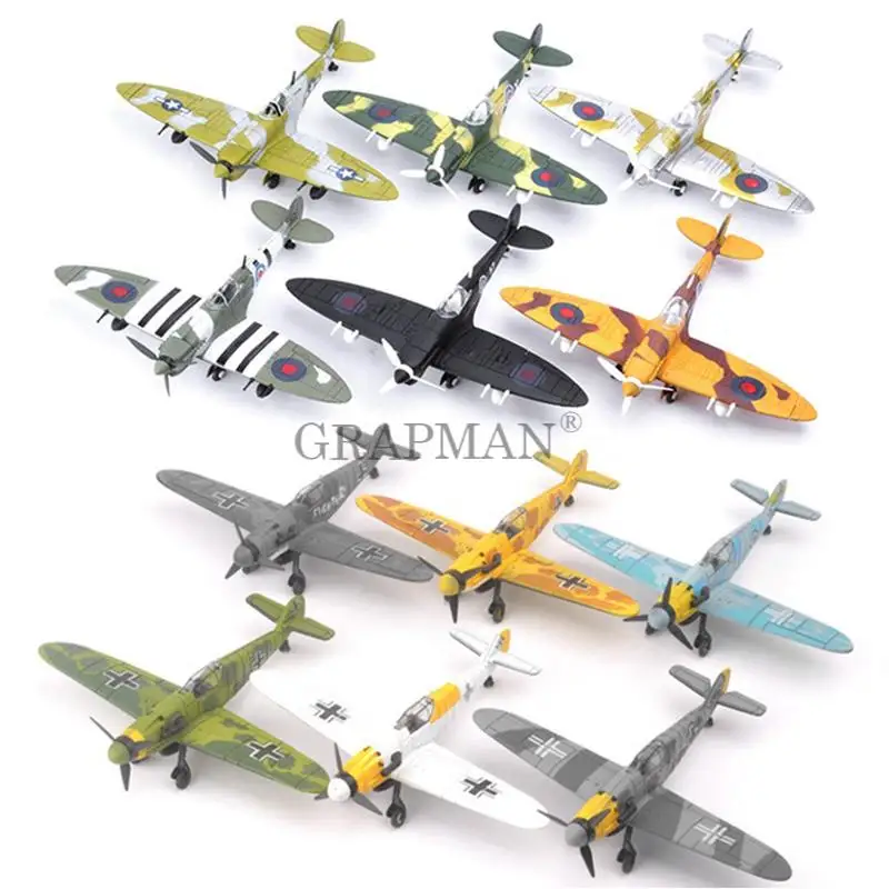 6 шт. Масштаб 1:48 4D сборный самолет Второй мировой войны британский волейбойщик