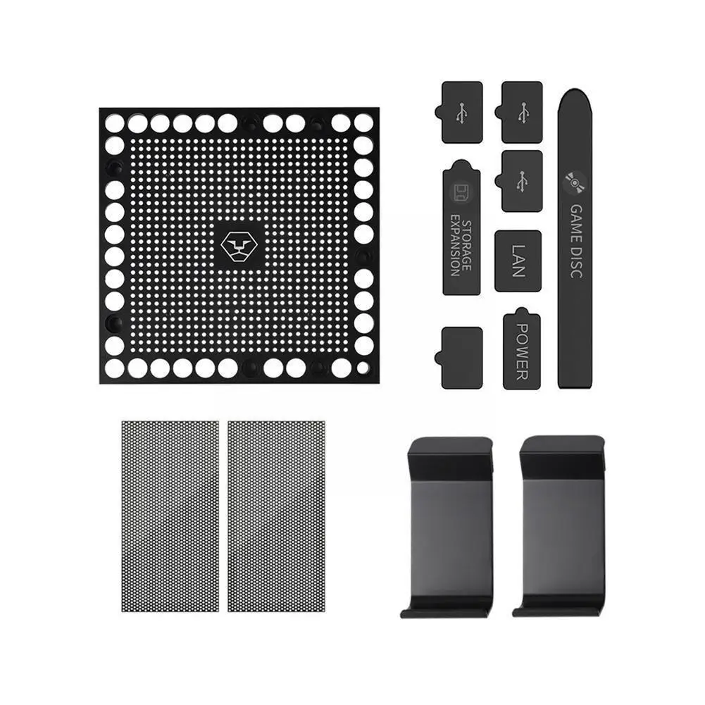 

Подходит для Xbox серии X, многофункциональная стойка с теплоотдачей и пыленепроницаемой сеткой для гарнитуры, игровые аксессуары M1Z7