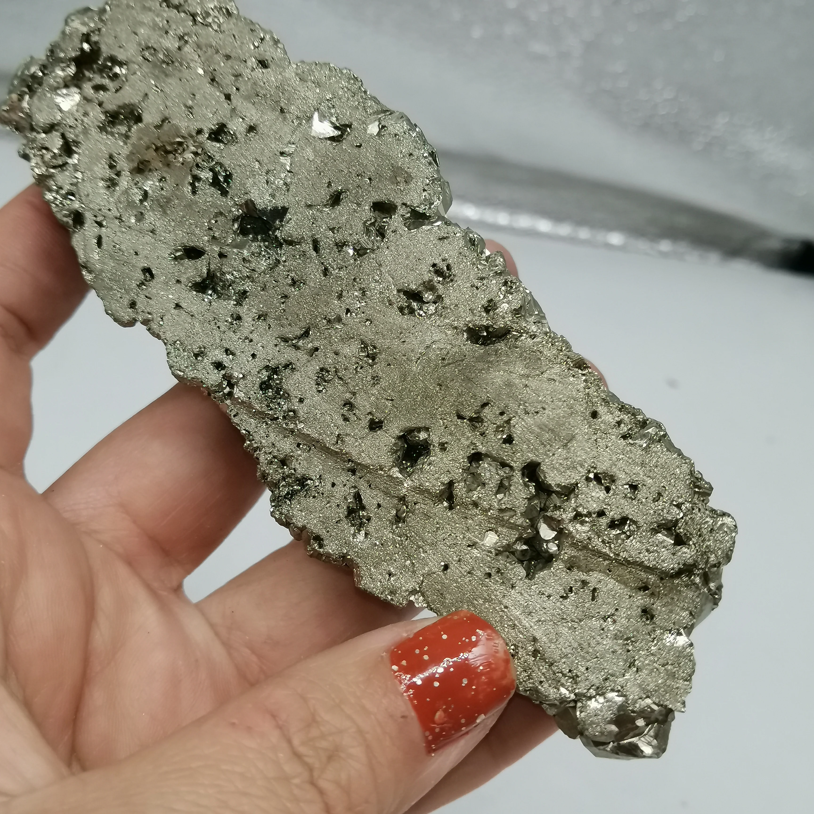 272 г натуральный исцеляющий Chalcopyrite образец характеристика детали украшения
