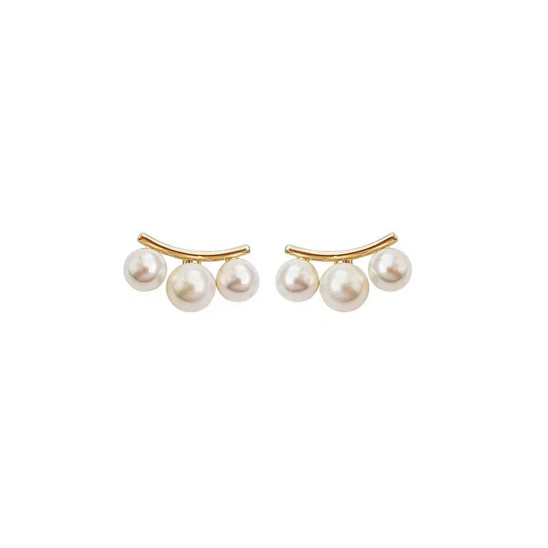 

Multiple Korean Style Temperament Imitation Pearl Drop Dangle Earrings Fashion Simple Graceful Earrings for Women Jewelry 2020