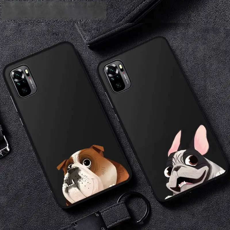 

Pug Dog French Bulldog Phone Case For Xiaomi Mi Redmi Note 8T 9T 9S 9A 10 7 8 9 Lite pro