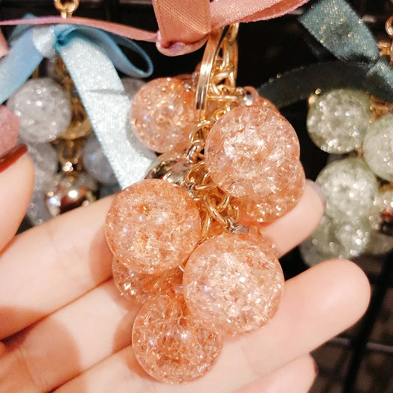 CHUNOU женский модный хрустальный брелок в форме винограда аксессуары для сумки