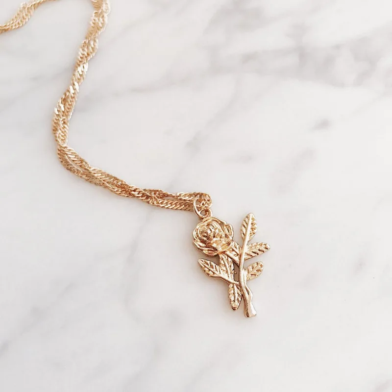 2019 Новый Модные украшения серебряный золотой розовый утверждающий кулон Цепочки