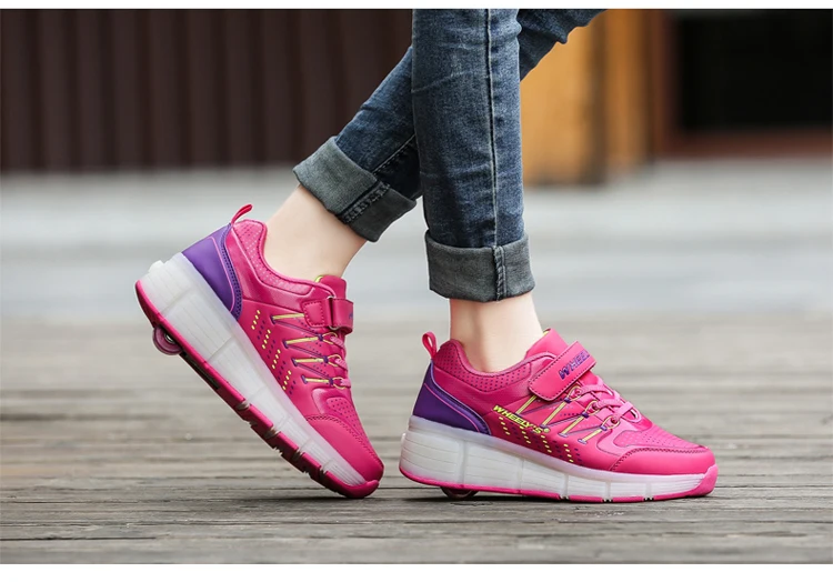 Jazzy Heelies, светодиодный светильник для мальчиков и девочек, детская обувь для роликовых коньков, Детские кроссовки с колесами, 21 цвет