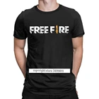 Футболка мужская в стиле Харадзюку, с принтом Free Fire, модные просторные рубашки