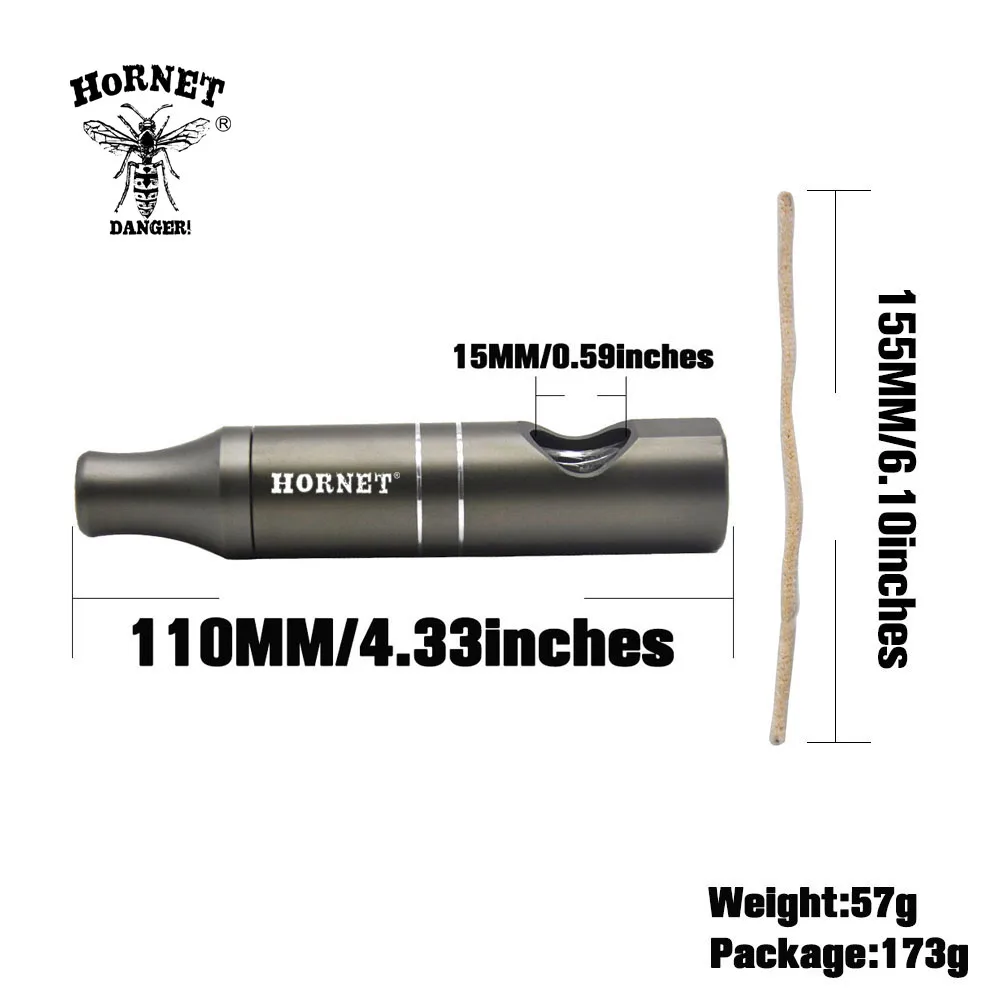 HORNET курительная трубка самолета Алюминий трава трубы 110 мм Стекло чаша Съемный