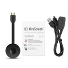 MiraScreen TV Stick Dongle miracast HDMI-совместимый Wi-Fi дисплей ресивер HD1080P беспроводной hd TV Android TV проектор