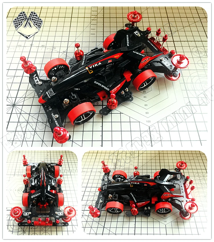 Подвесная модель автомобиля Yangkai Mini 4WD масштаб 1/32 набор деталей для обновления YIKA