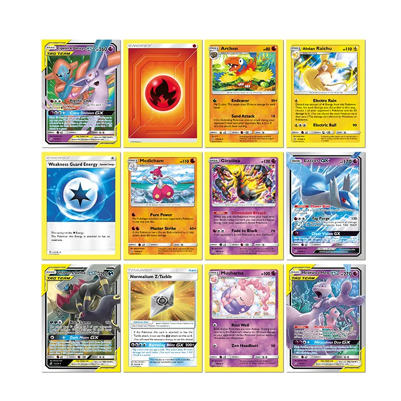 

324pcs 36 Packs Per Box Pokemon Battle Card PTCG Supplement Pack Unified Minds Collection Card Kids Toy Gift