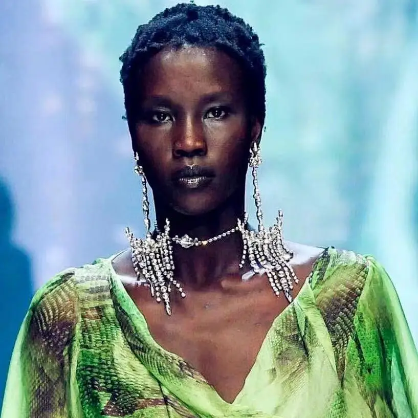 Роскошные геометрические Подвесные серьги Стразы женские модные украшения