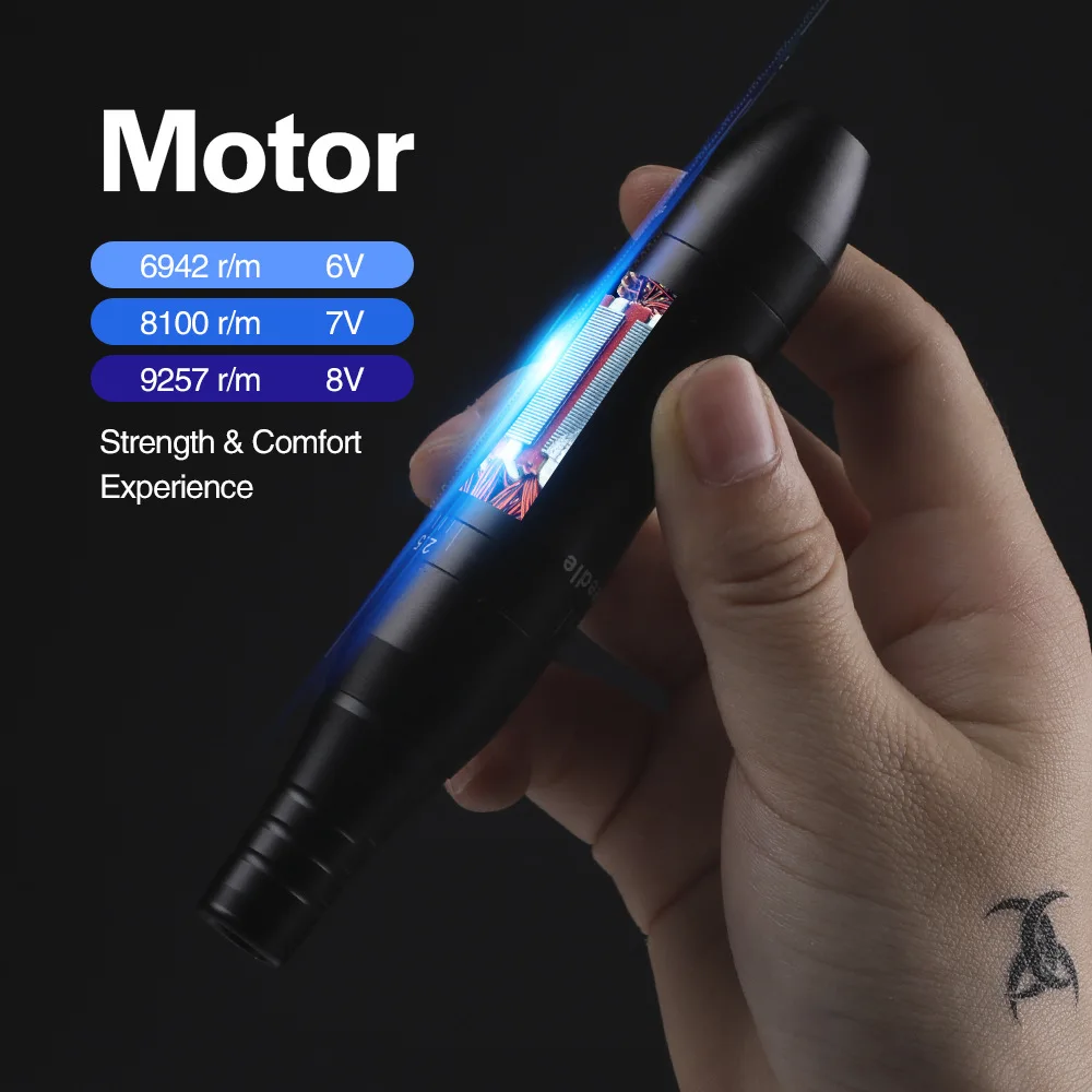 Гибридная тату ручка ротационная машинка Перманентный макияж комплект с блоком