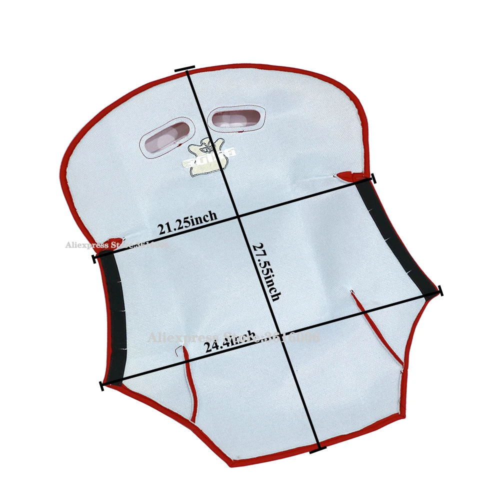 1X невесты Racing сиденье задняя защитная крышка натуральный хлопок Пыльник|Кресла и