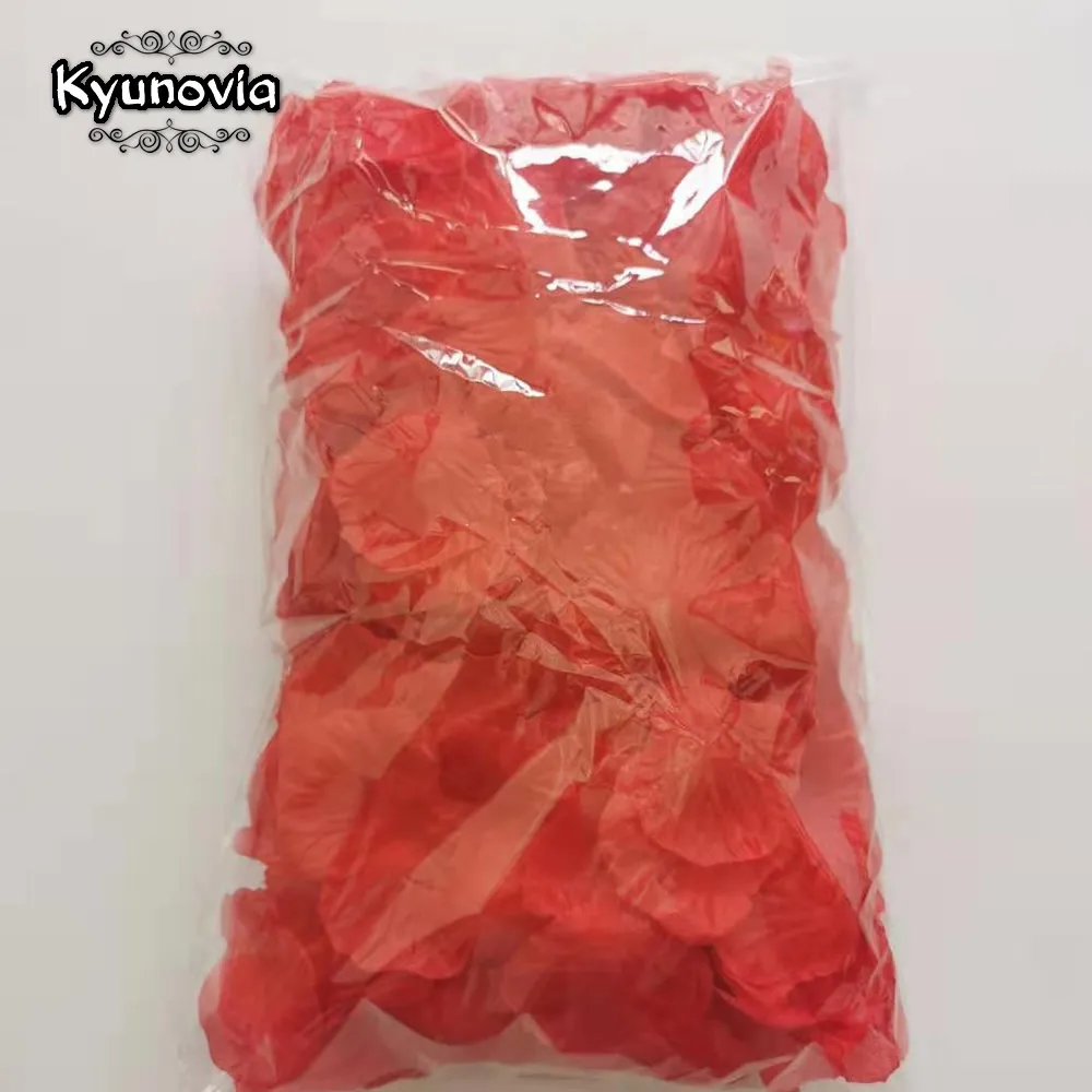 Отдельные лепестки Kyunovia по одному 500 шт. роз свадебное украшение искусственная