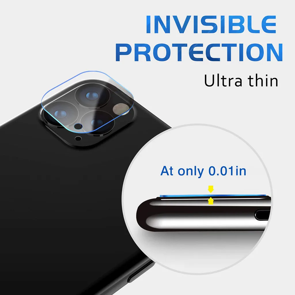 Задняя пленка для объектива камеры IPhone 11 Pro Max защитная мягкое закаленное стекло